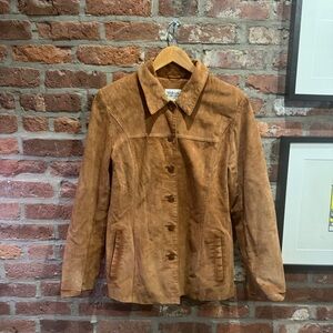 Suede Leather Jacket, Medium